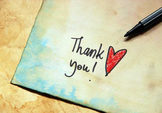 How to Write a Thank You Note to a Church Congregation